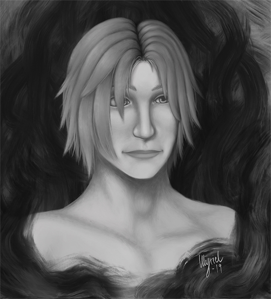 Greyscale portrait