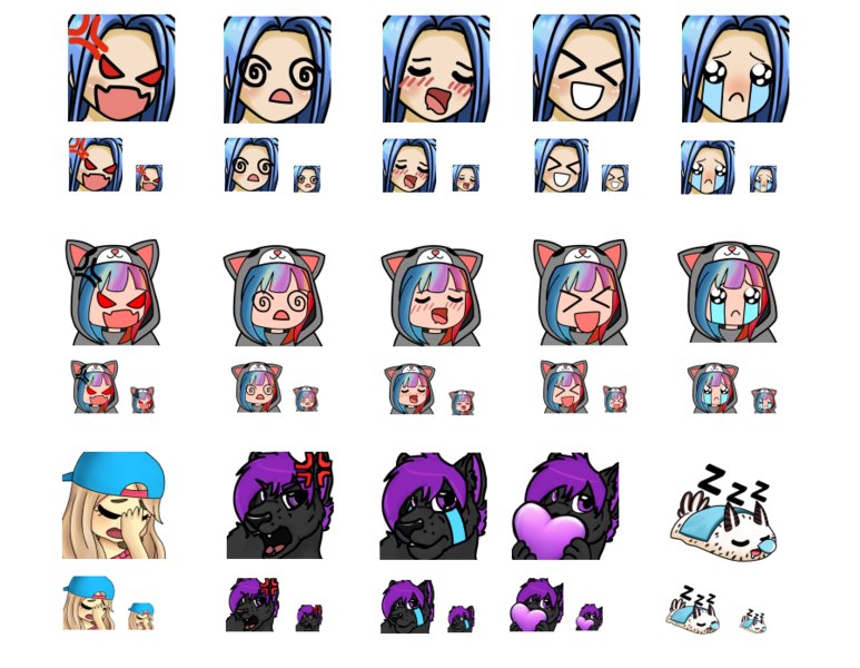 Emotes for Twitch/Discord - Artists&Clients