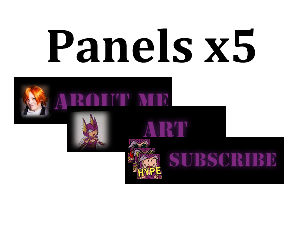 Twitch Panels x5