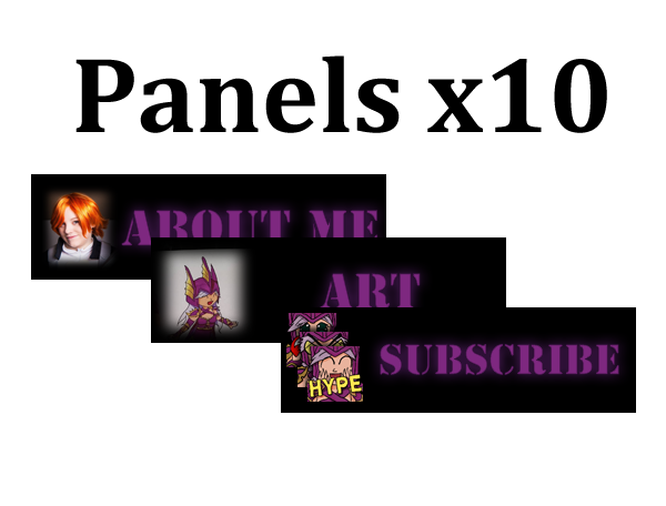 Twitch Panels (up to 10)