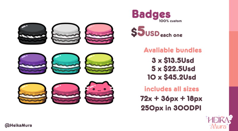 Cute badges ( Twitch ) 