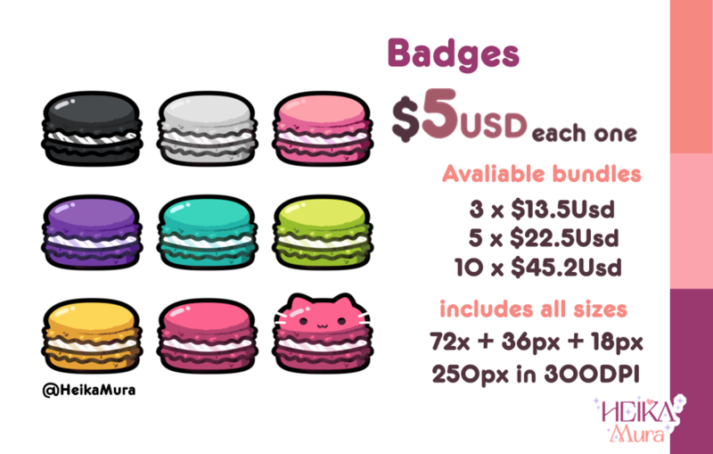 Cute badges ( Twitch ) 