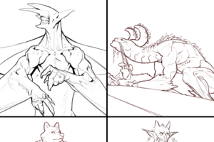 Creature / Anthro Character Sketch