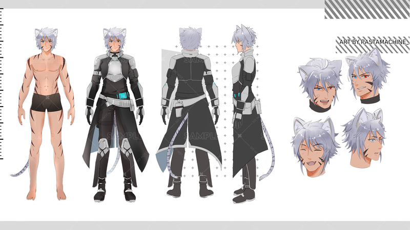 Character reference sheet in anime style for your original characters |  Upwork