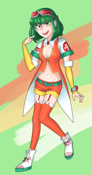 Colored Drawing Full Body
