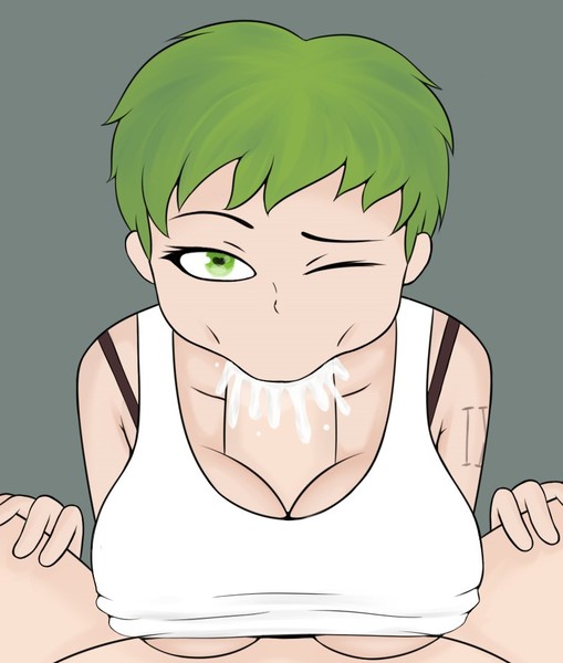 Colored NSFW Anime Bust #4