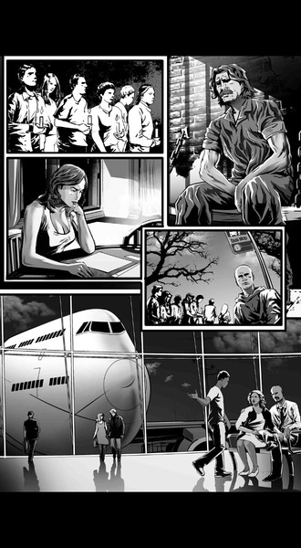 Bw comic page