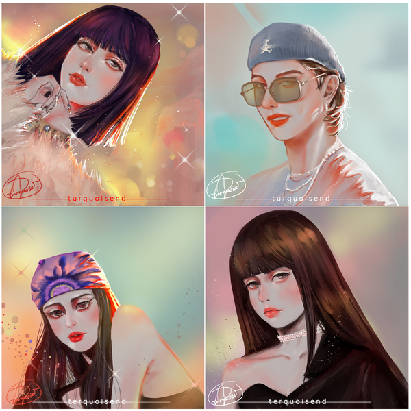 Portrait Anime Painting Style 