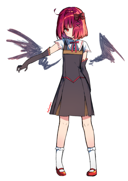 Colored fullbody anime style