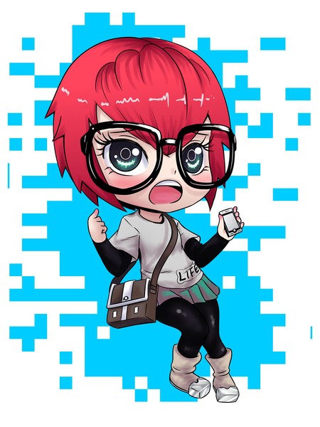 Chibi Anime Style Full Color