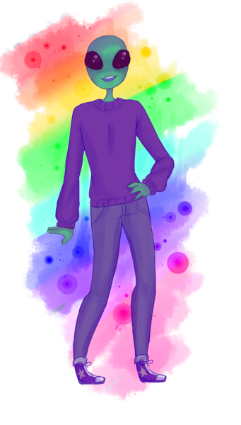 full body colored simple background 