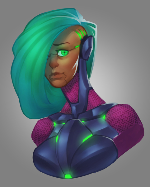 Colored Bust