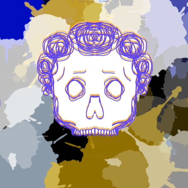 Trippy 2D skull (Pop art)