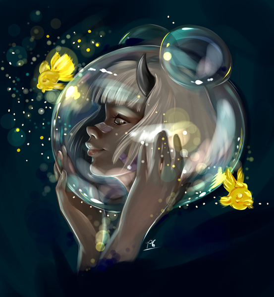 Bubble Portrait