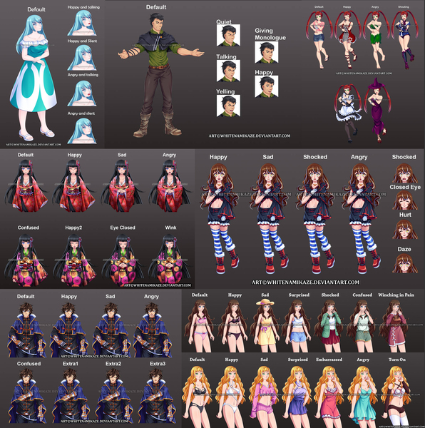 Character Sprites (for Visual Novel)
