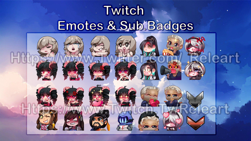 Twitch Emotes and sub badges