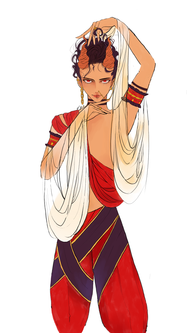 half body drawing
