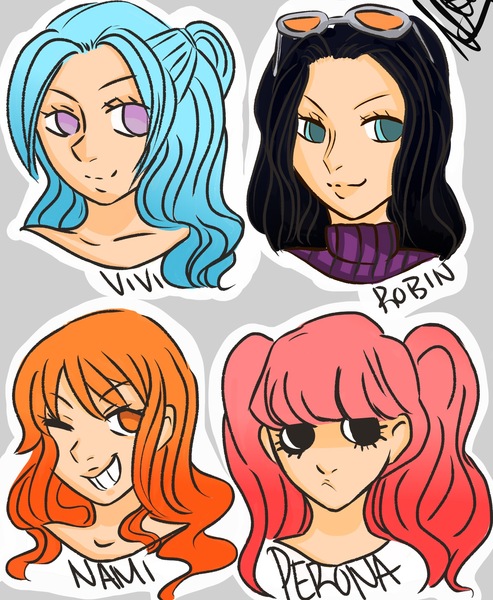 Anime and oc simple headshots