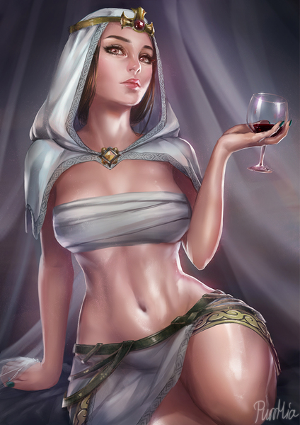 (Semi-)Realistic Pin Up, NSFW optional, full color