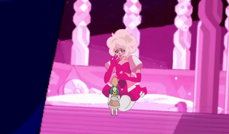 Pink Diamond's first encounter with Pearl