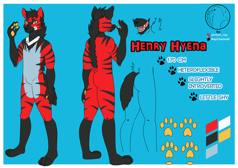 Fursona Reference Sheet (Completed)