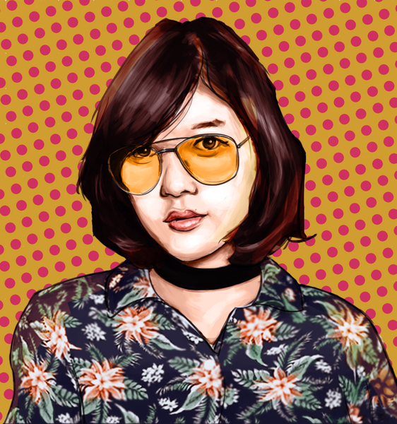 Stylized Digital Painting Portrait