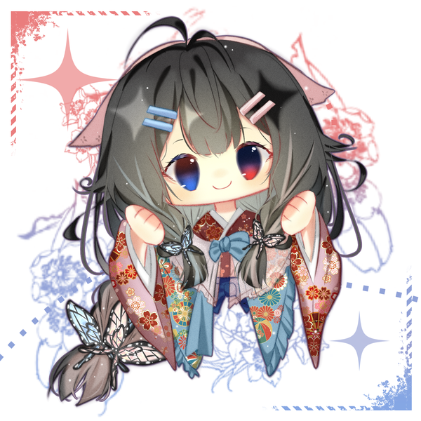 Cute Colored Bust Up Chibi