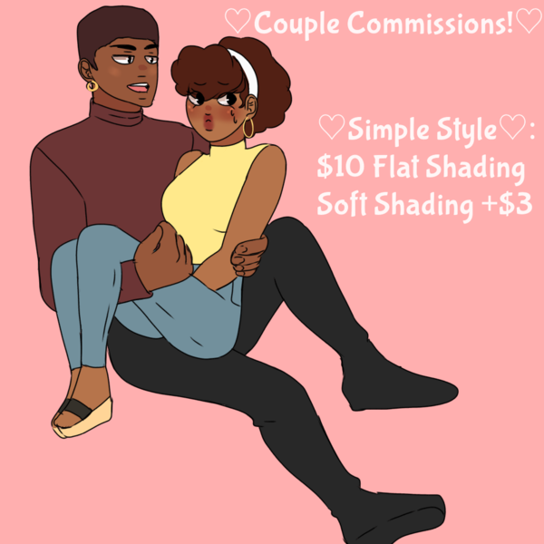 Simple Style Couple Commission!