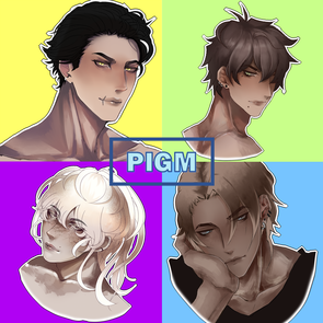 Colored Headshot Icons!