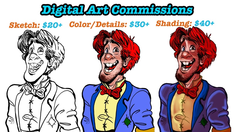 Digital Bust Commissions