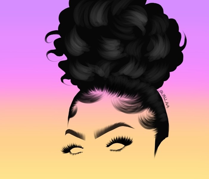 Hair Logo Silhouette Colour