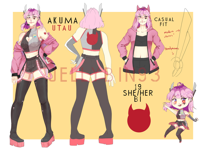 Character Reference Sheet Full Colored Artists Clients