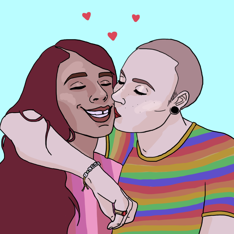 Colored couple headshots - Artists&Clients