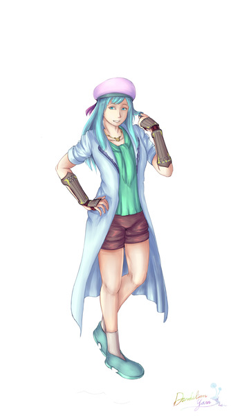 Colored Illustration Full Body