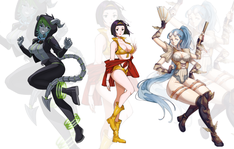 Create character design anime commission