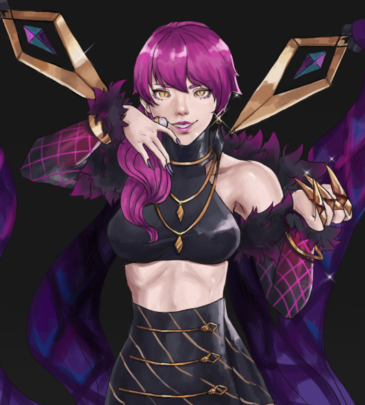 Coloured Waist up 