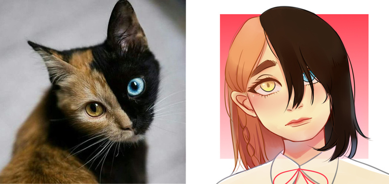 I will draw your pet in anime style (headshot)