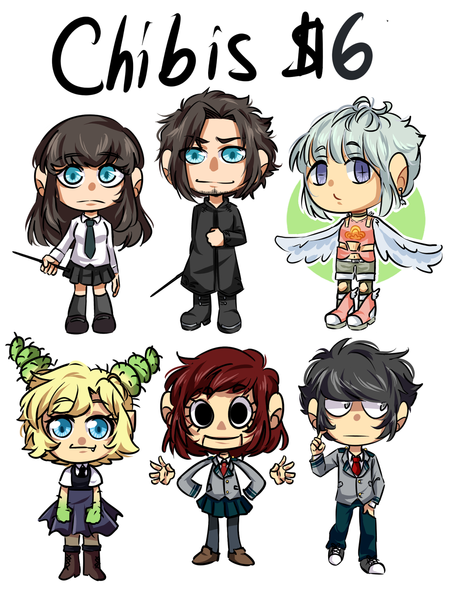 Colored chibi fullbody