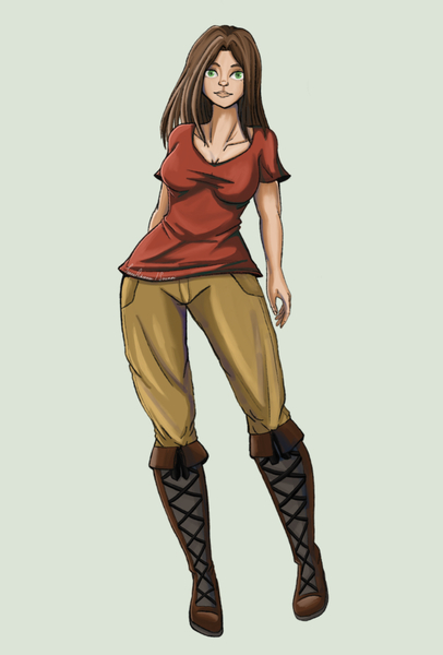 Full Body digital color