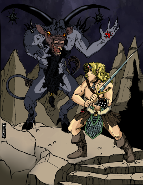 Comic-Style Cover Art