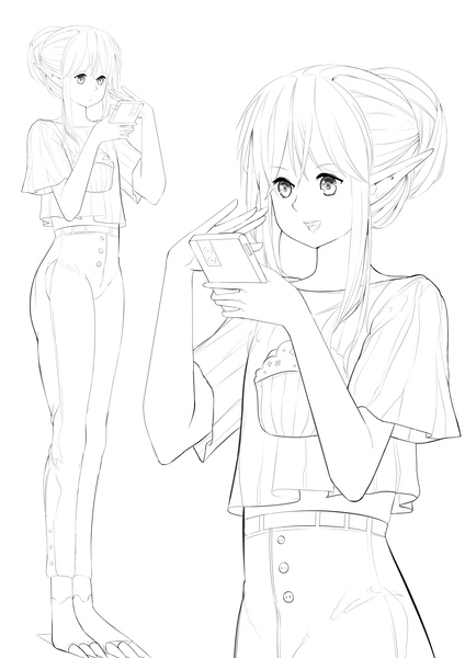 anime style sketch