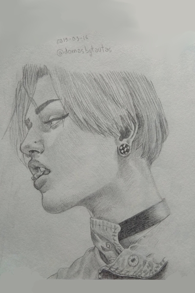 Detailed graphite pencil drawing of You/Your OC/Anyone else