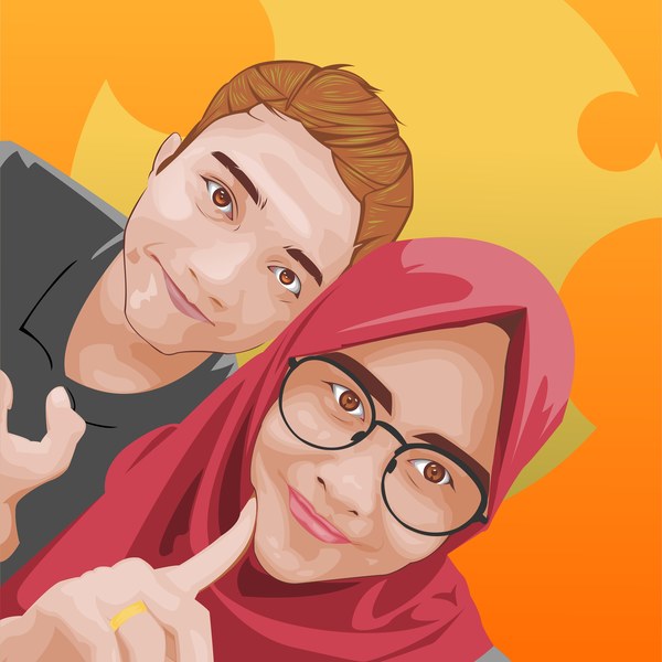Portrait vector art 
