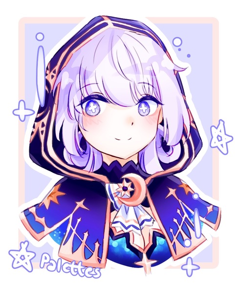 Coloured Digital Bust Anime Commissions
