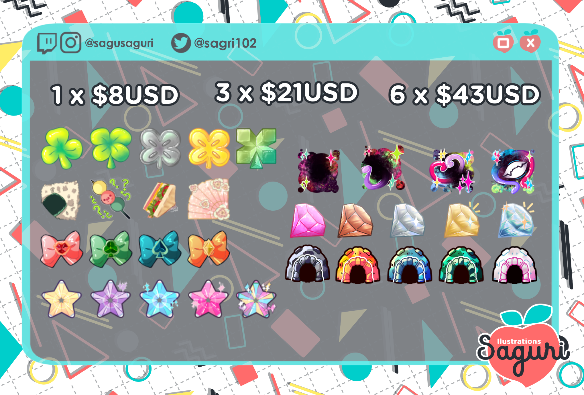 Custom Twitch Badges Artists&Clients