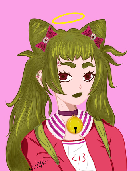 Colored Bust Up