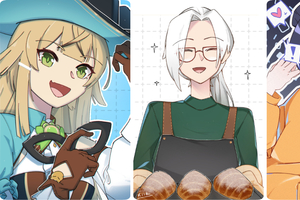 [Character illustration] Close up