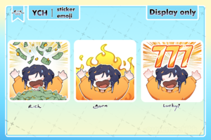 YCH sticker/emoji