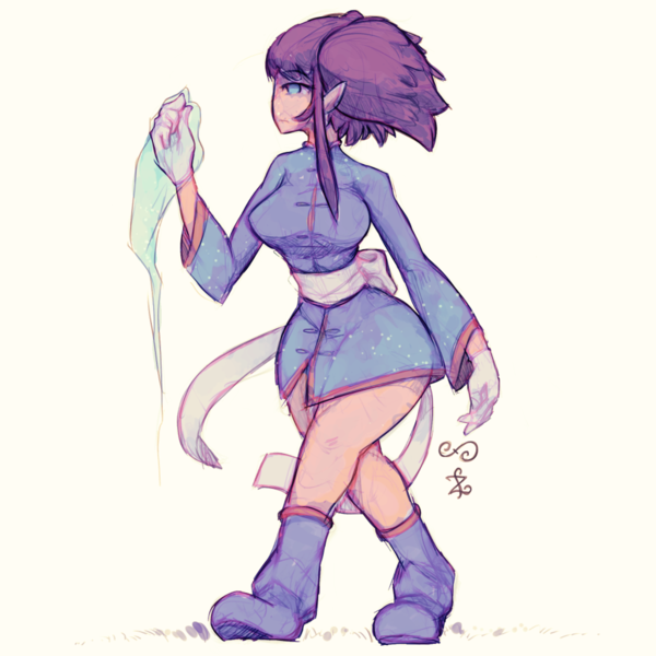Colored Sketch Character