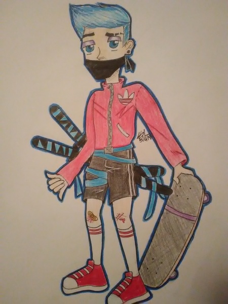 Full Body Colored Character